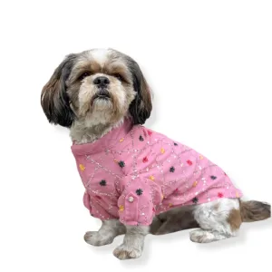 Pawgypets Festive Shirt for Dogs (Pink)