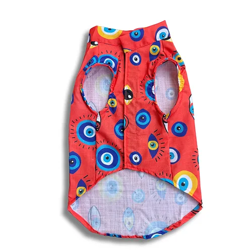 Pawgypets Nazar Na Lage Sando for Cats (Red)