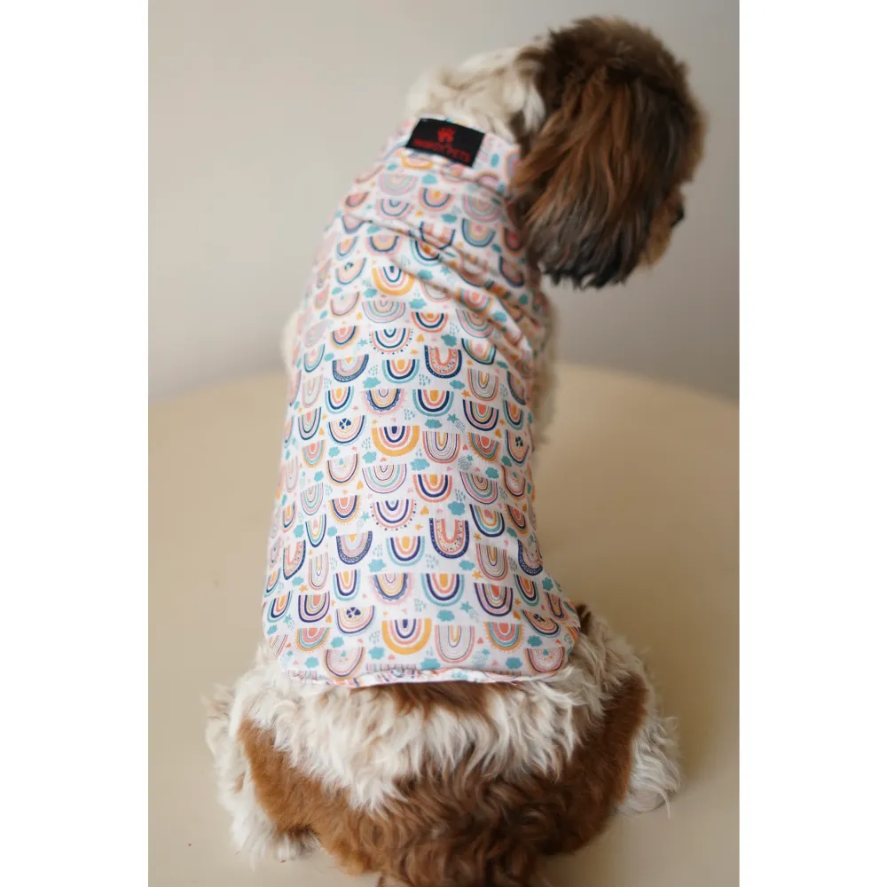 Pawgypets Rainbow Sando for Dogs (off white)