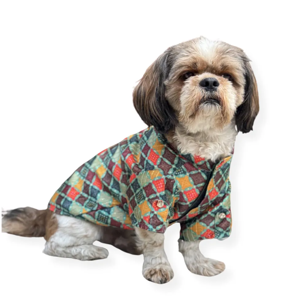 Pawgypets Silk Kurta for Dogs and Cats (Multi)