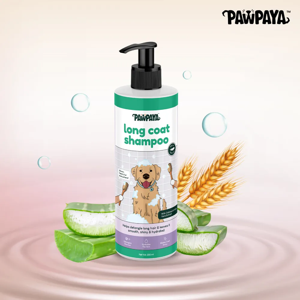 Pawpaya Long Coat Shampoo for Dogs