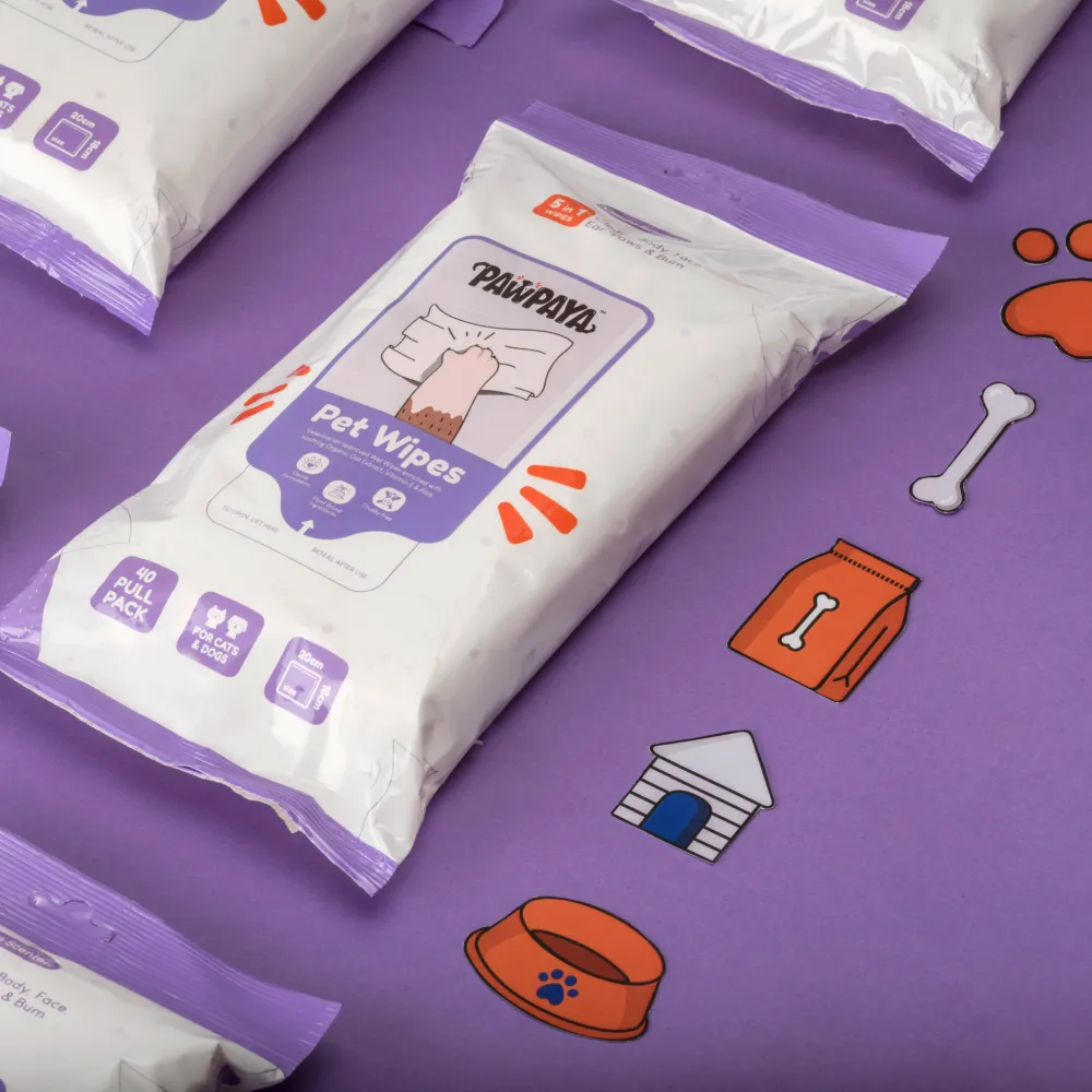 Pawpaya Pet Wipes for Dogs and Cats
