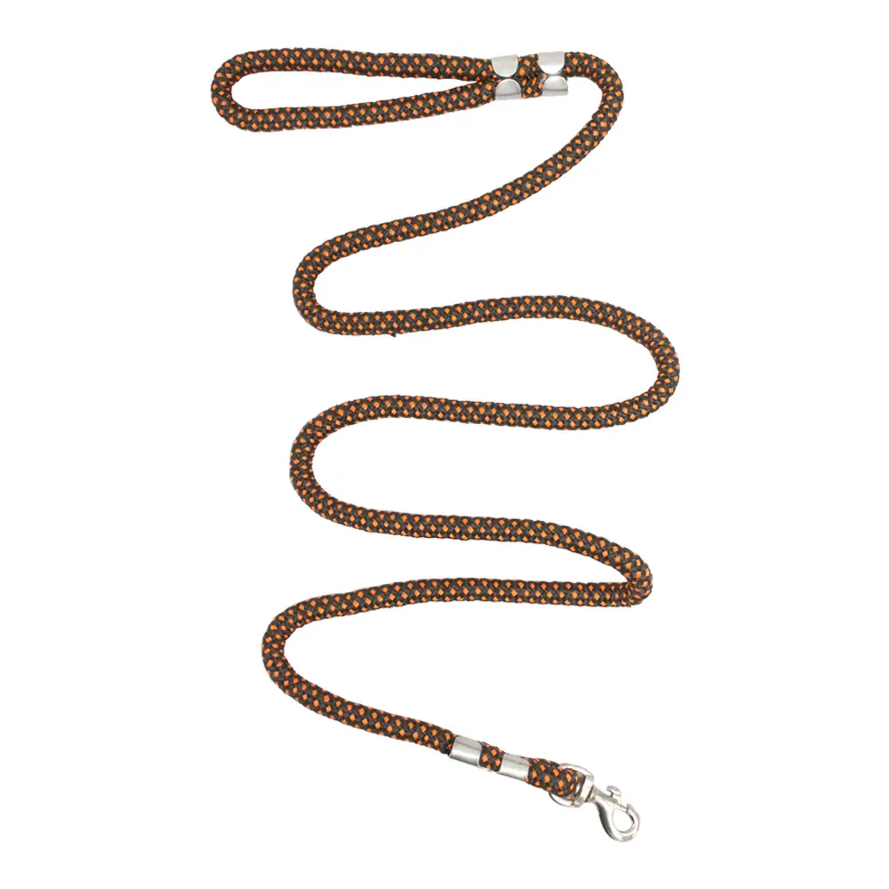 Pawpourri Classic Polyester Rope Leash for Dogs (Orange)