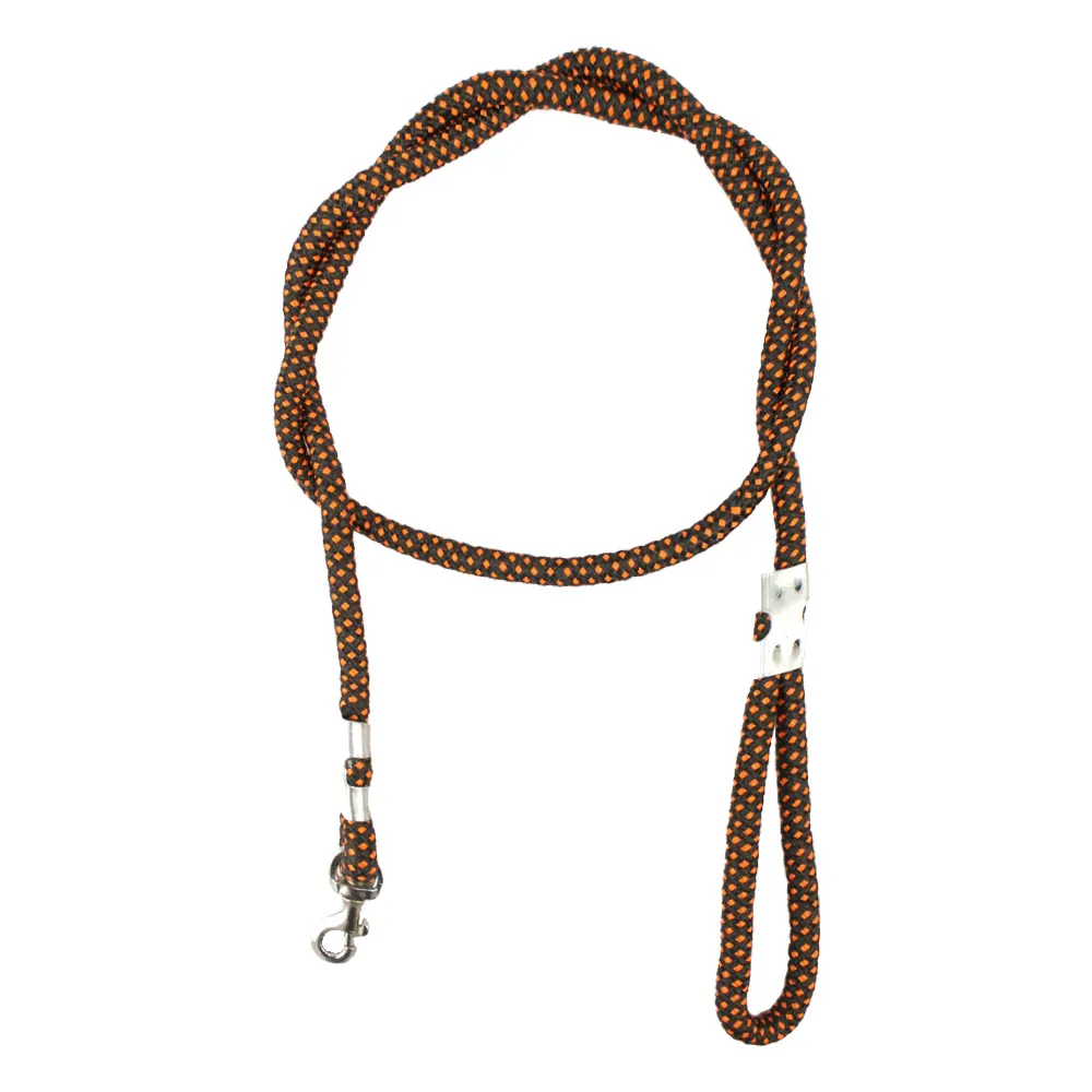 Pawpourri Classic Polyester Rope Leash for Dogs (Orange)