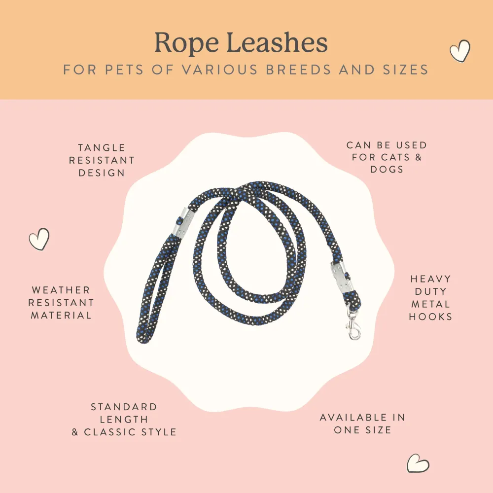 Pawpourri Classic Polyester Rope Leash for Dogs (Orange)
