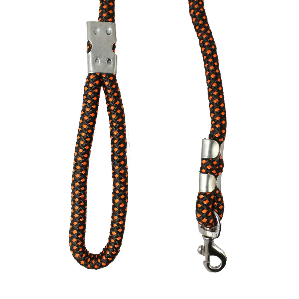 Pawpourri Classic Polyester Rope Leash for Dogs (Orange)