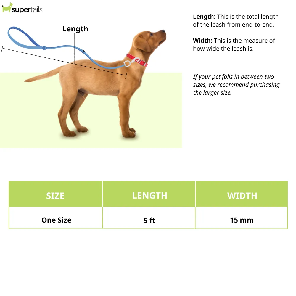Pawpourri Retractable Leash for Dogs and Cats (Blue)