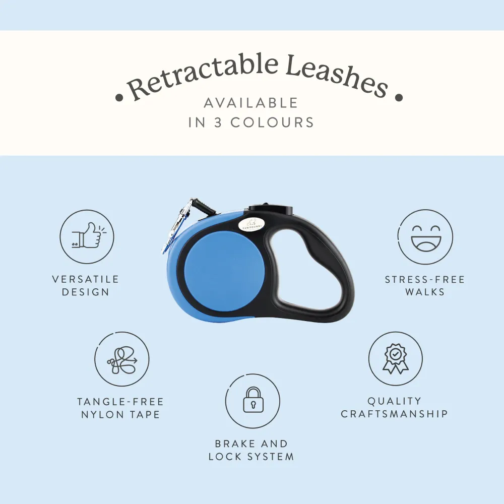 Pawpourri Retractable Leash for Dogs (Grey)