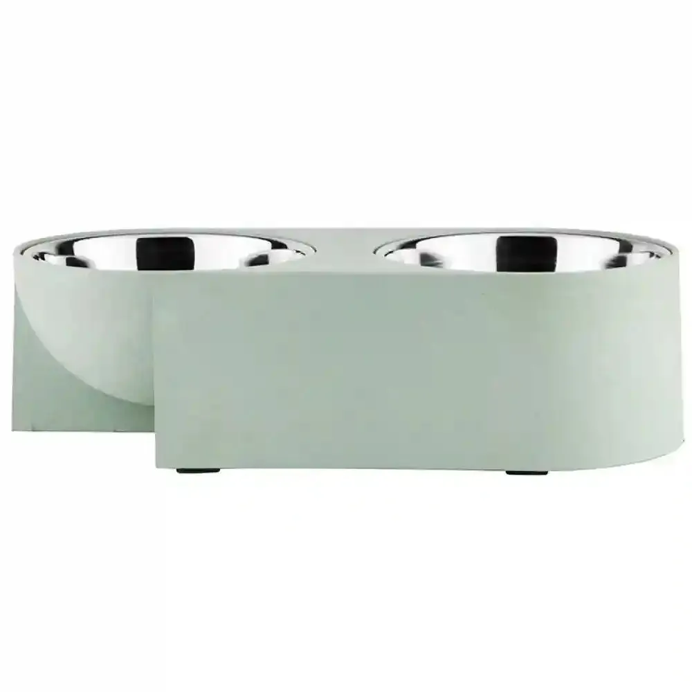 Pawpourri Sustainable Dual Diner for Dogs (Mint Green)