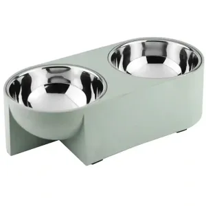 Pawpourri Sustainable Dual Diner for Dogs (Mint Green)