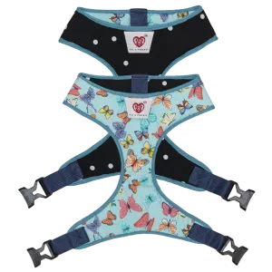 Pet And Parents Butterfly and Polka Reversible Harness for Dogs