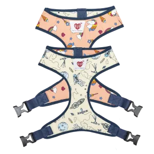 Pet And Parents Galaxy Wonderland Reversible Harness for Dogs
