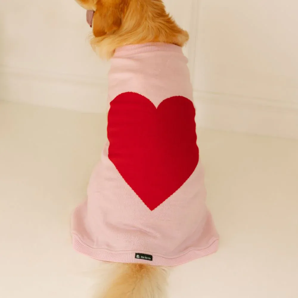 Pet Set Go Iras Sweater for Dogs and Cats (Red & Pink)