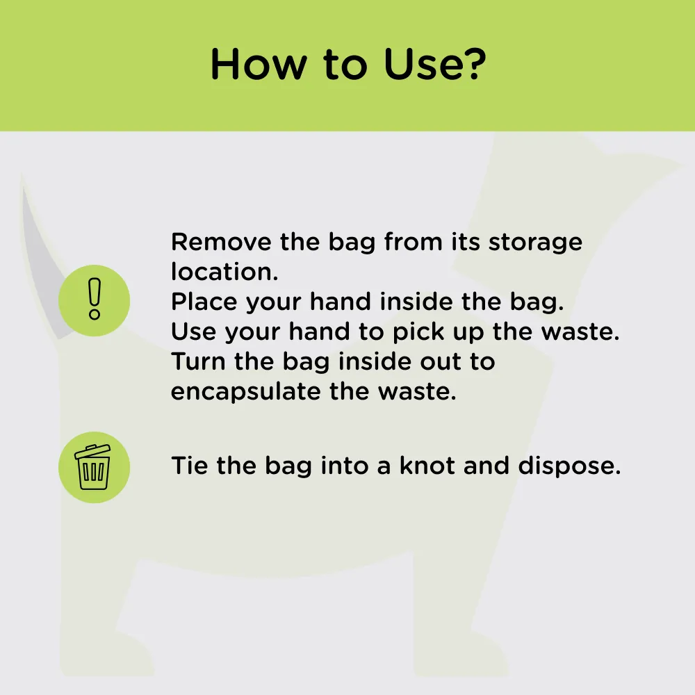 Pet Vogue Poop Bags for Dogs and Cats (Buy 1 Get 1)