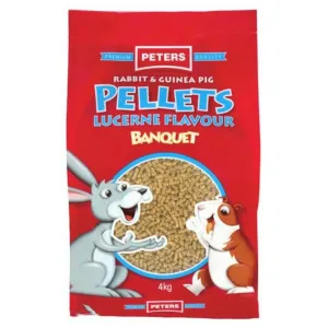 Peters Lucerne Flavour Pellets Banquet Small Animal Food 4kg ( _ )