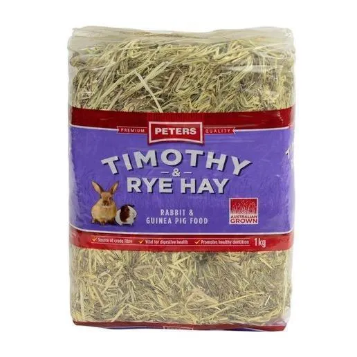 Peters Timothy and Rye Hay Rabbit and Guinea Pig Food 1kg ( _ )