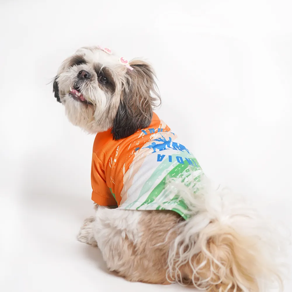 Pets Way Style 2 Republic Day T Shirt for Dogs