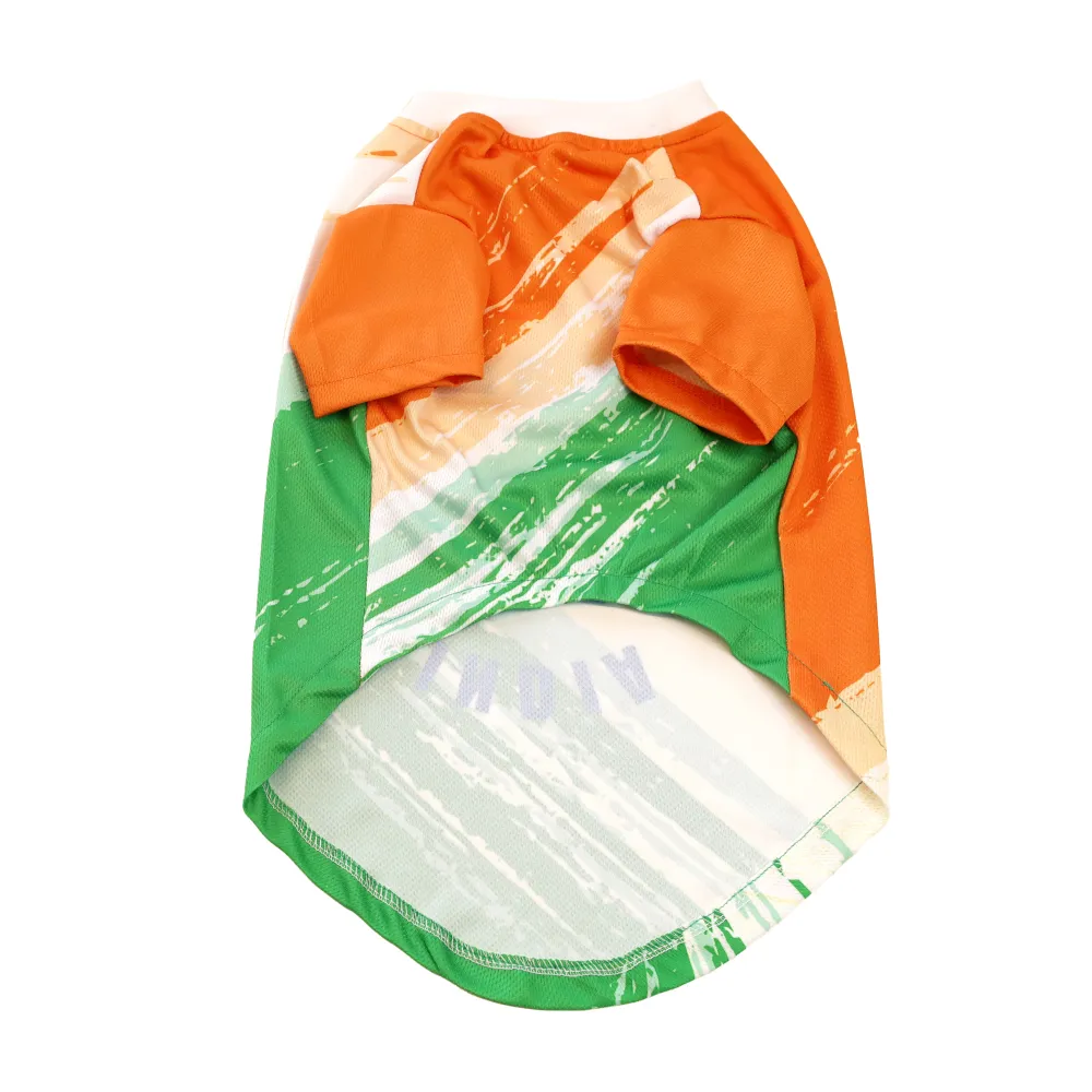 Pets Way Style 2 Republic Day T Shirt for Dogs