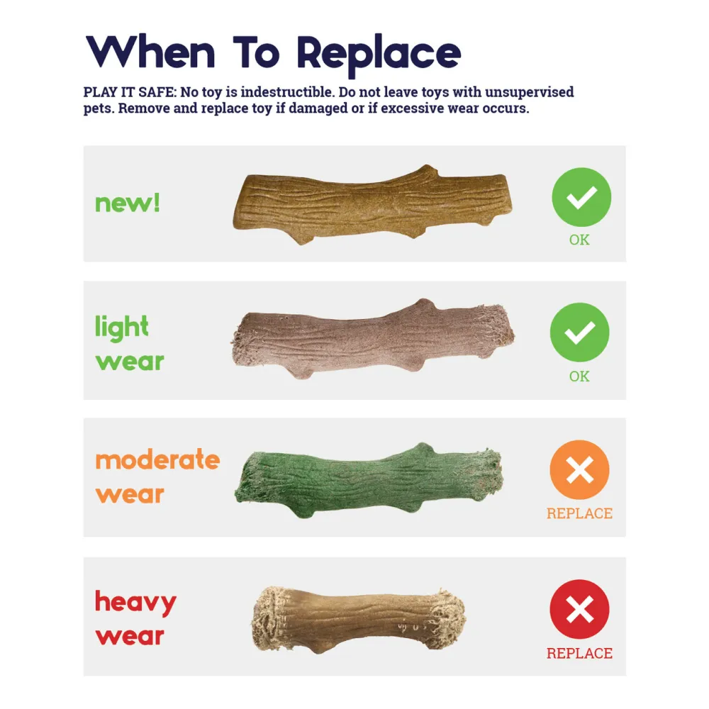 Petstages Dogwood Durable Stick for Dogs | For Aggressive Chewers