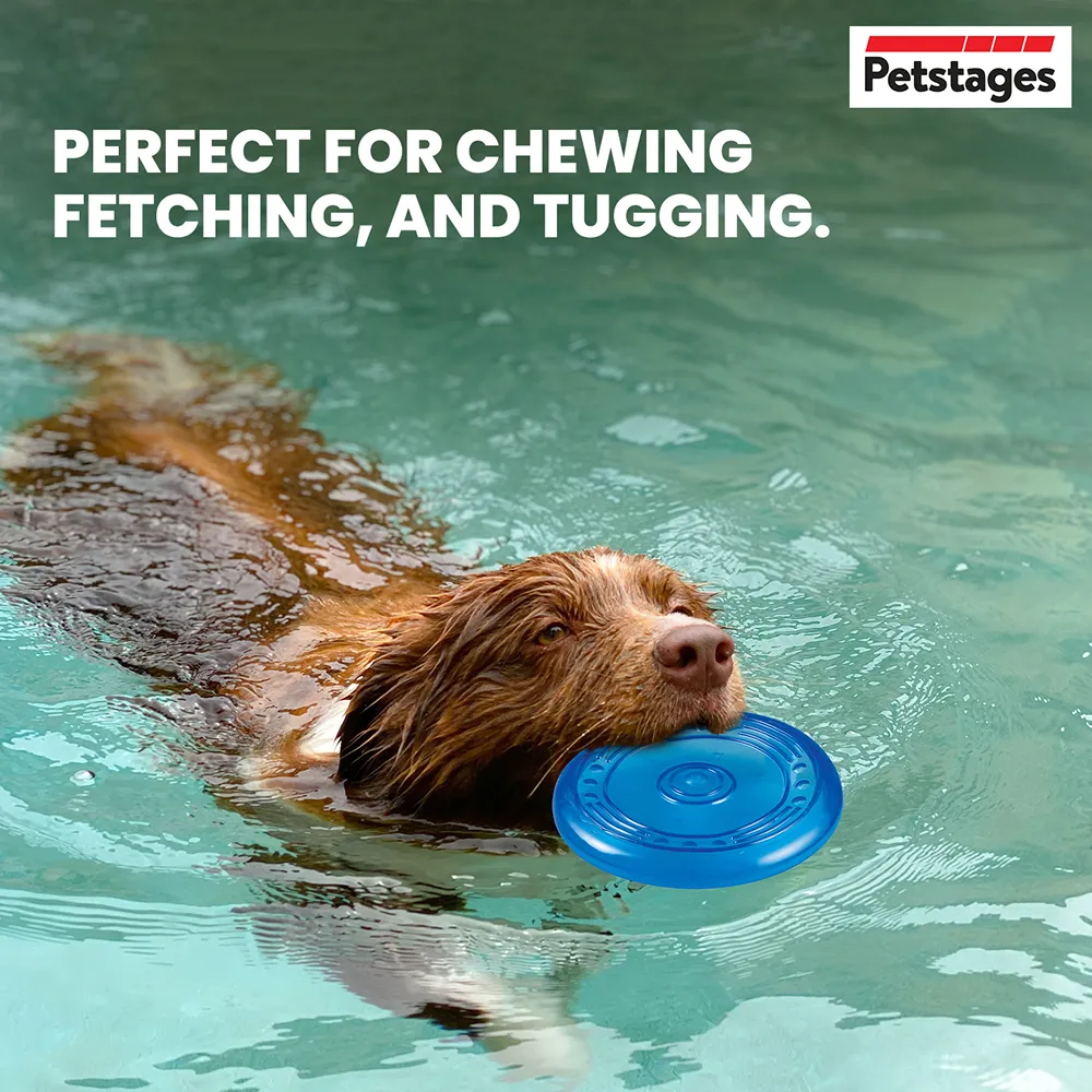 Petstages Orka Flyer Toy for Dogs (Blue)