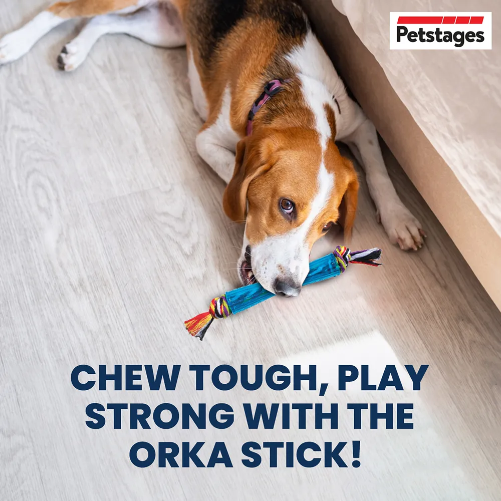 Petstages Orka Stick Toy for Dogs (Blue)