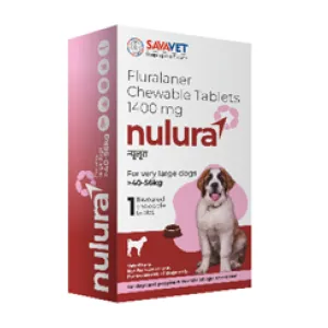 Savavet Nulura Tick & Flea Tablet for Very Large Dogs  (40 to 56 kg)