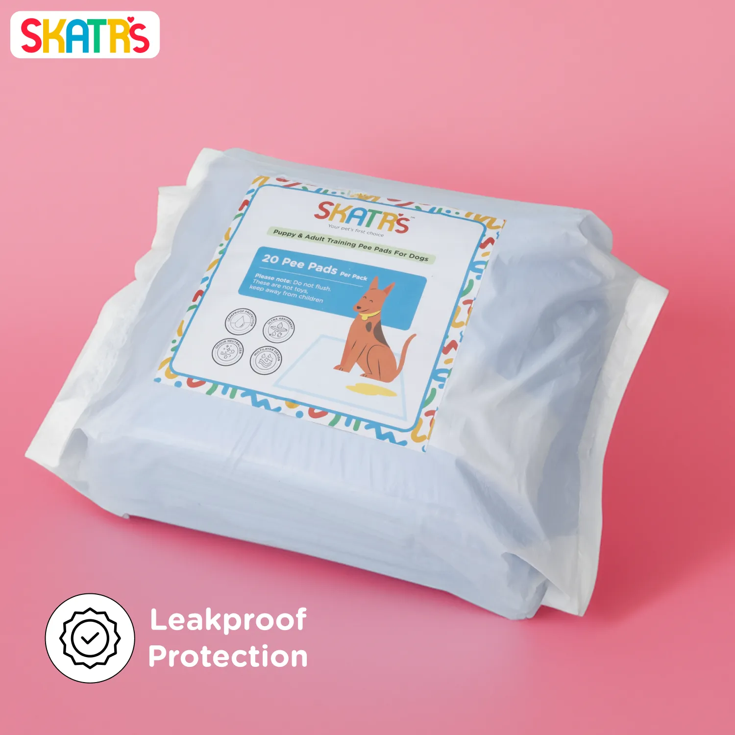 Skatrs Training Pee Pads for Dogs and Cats (45x60cm)