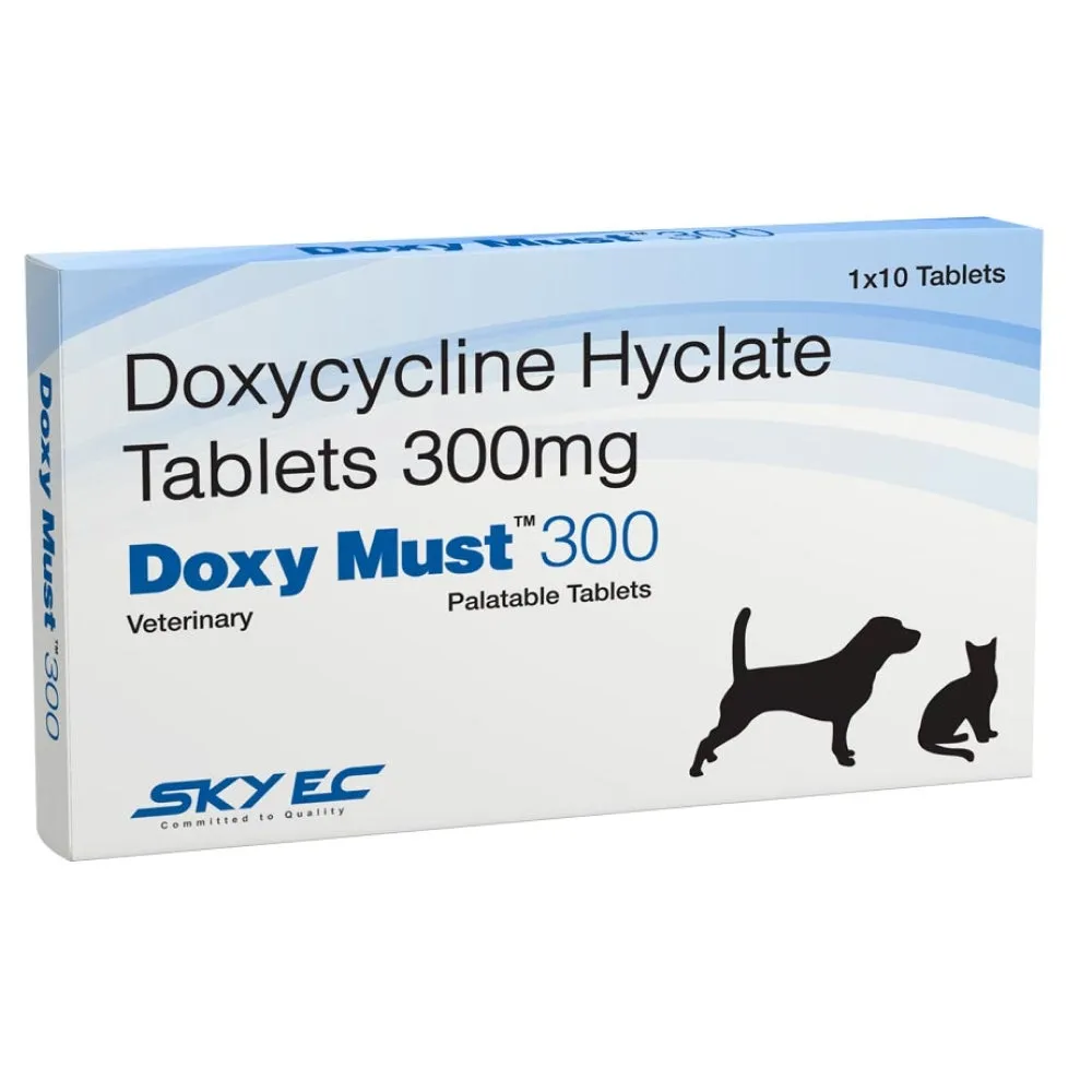 Skyec Doxy Must 300mg Tablets for Dogs and Cats