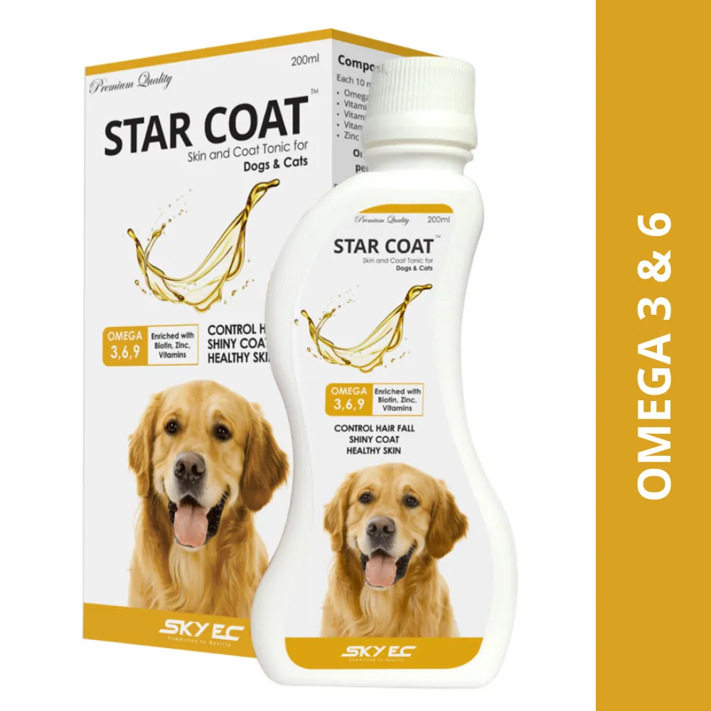 Skyec Star Coat Omega 3   6 Syrup for Dogs and Cats