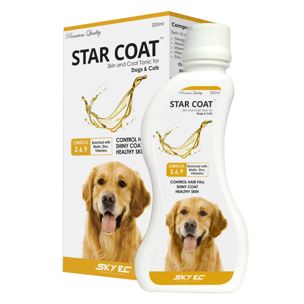 Skyec Star Coat Omega 3   6 Syrup for Dogs and Cats