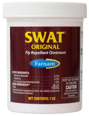 SWAT FLY REPELLENT OINTMENT LIQUID 7 OZ ORIGINAL PINK