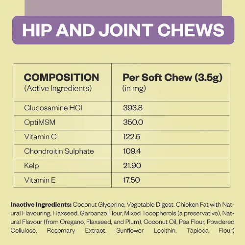 TailsAlive Hip & Joint Chicken Flavor Soft Chews Supplements for Dogs