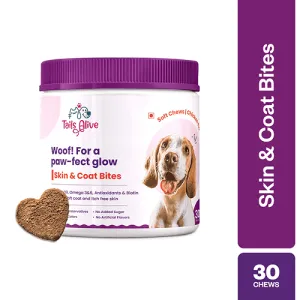 TailsAlive Skin & Coat Soft Chews Supplement for Dogs