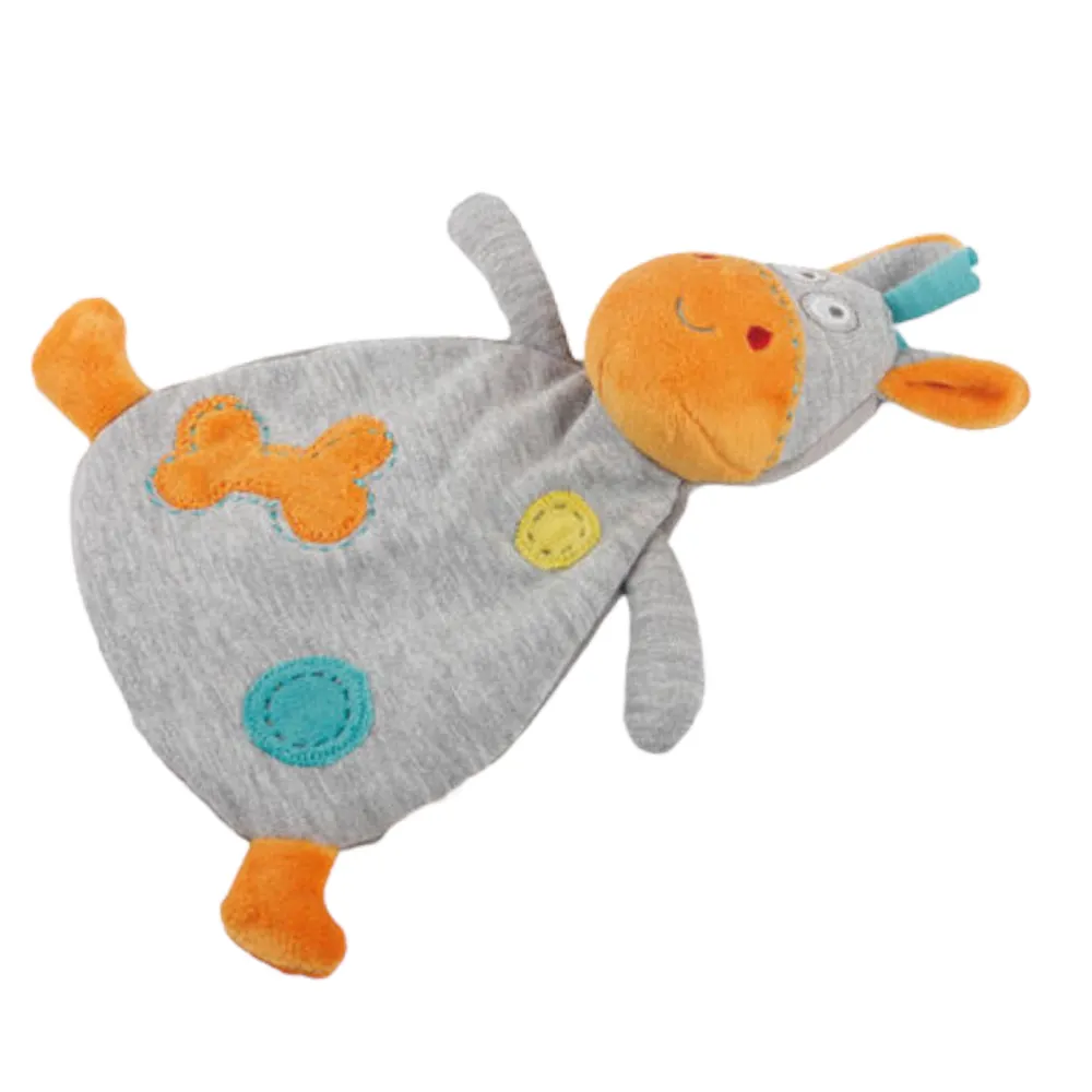 Talking Dog Club Big Belly Cow Puppy Toy for Dogs (Grey)