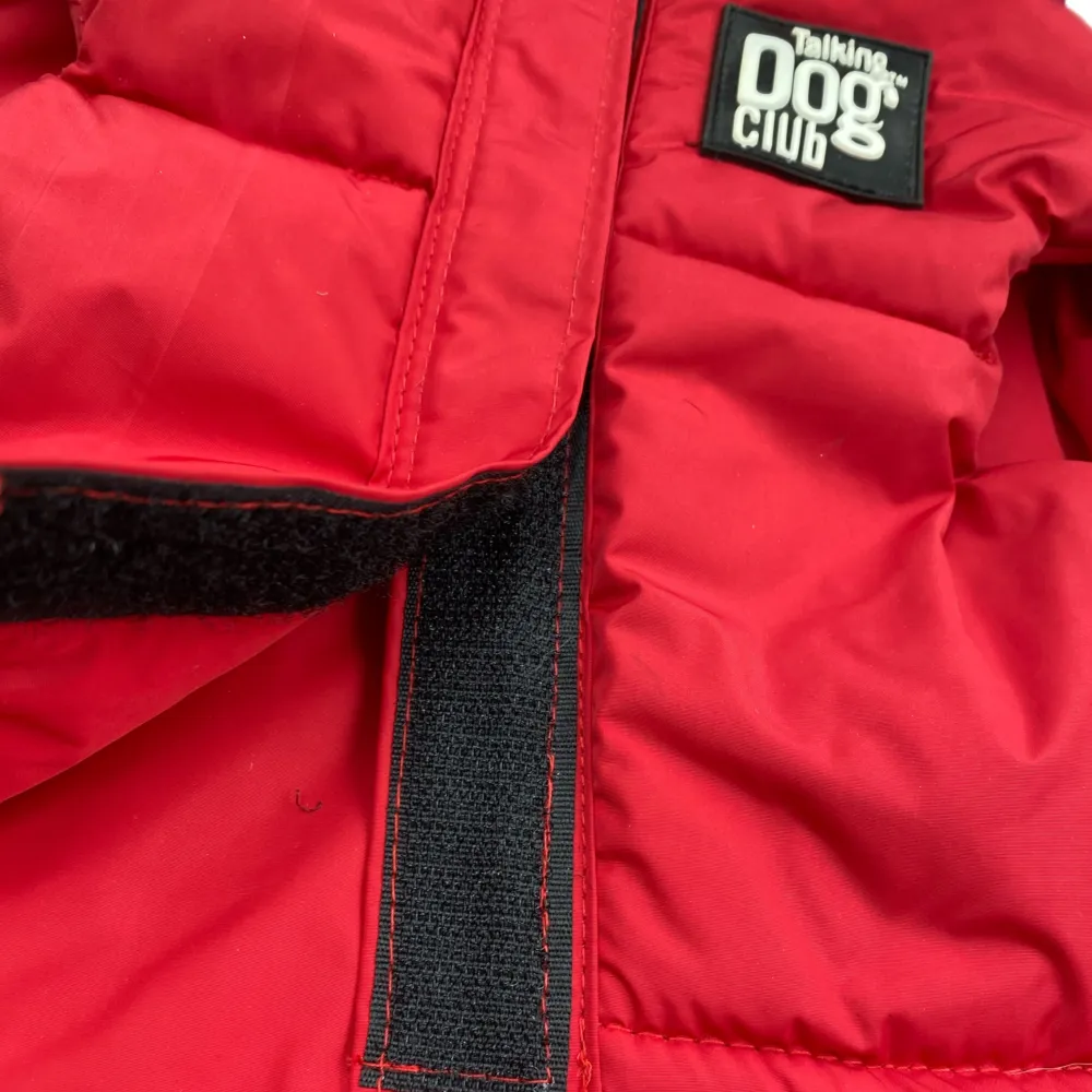 Talking Dog Club Bomber Jacks Hoodies for Dogs (Red)