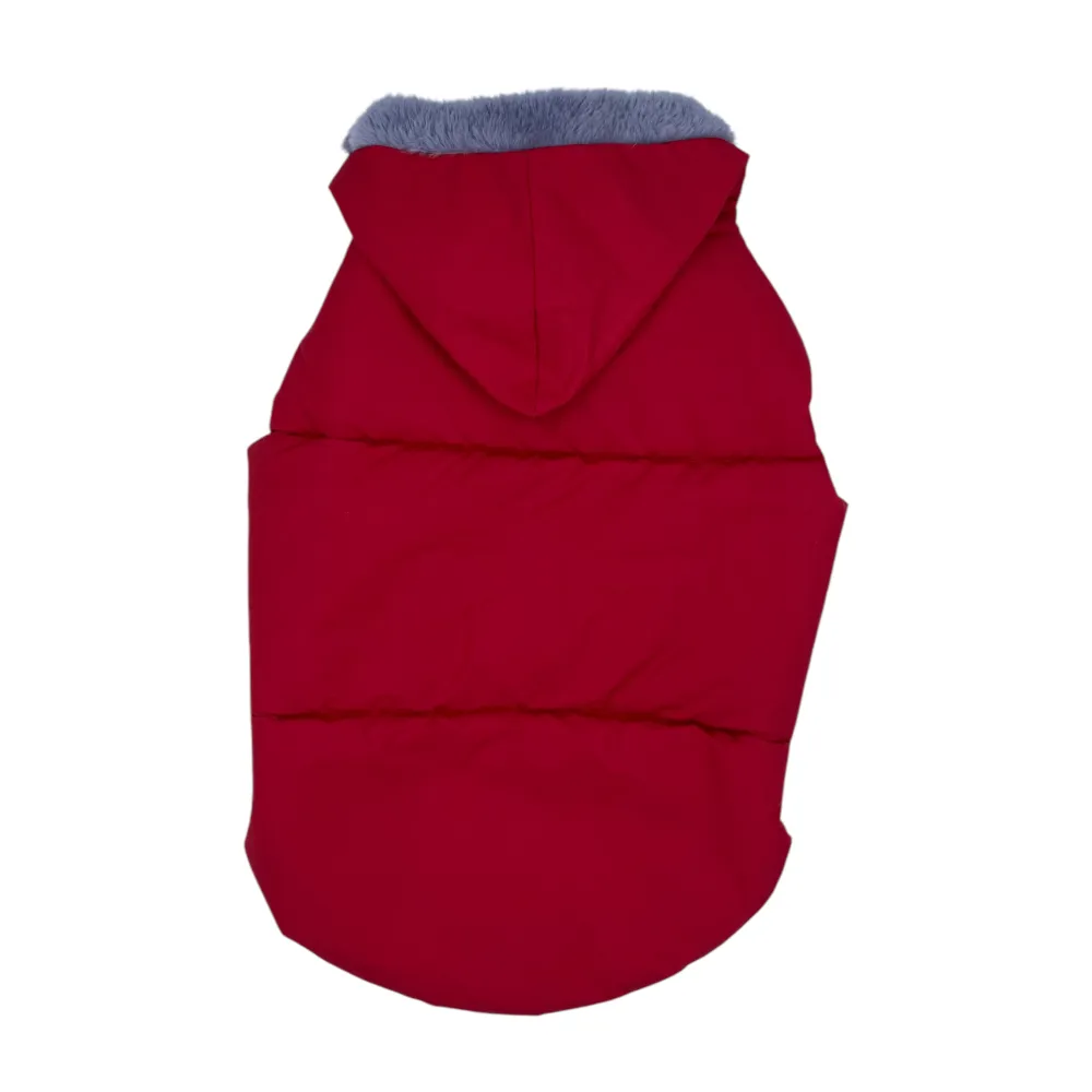 Talking Dog Club Bomber Jacks Hoodies for Dogs (Red)