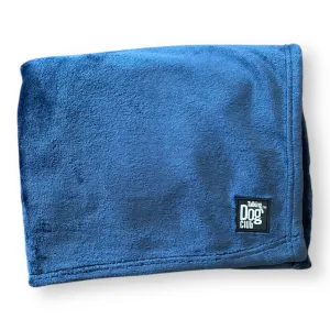 Talking Dog Club Fleece Blanket For Dogs and Cats (Navy Blue)