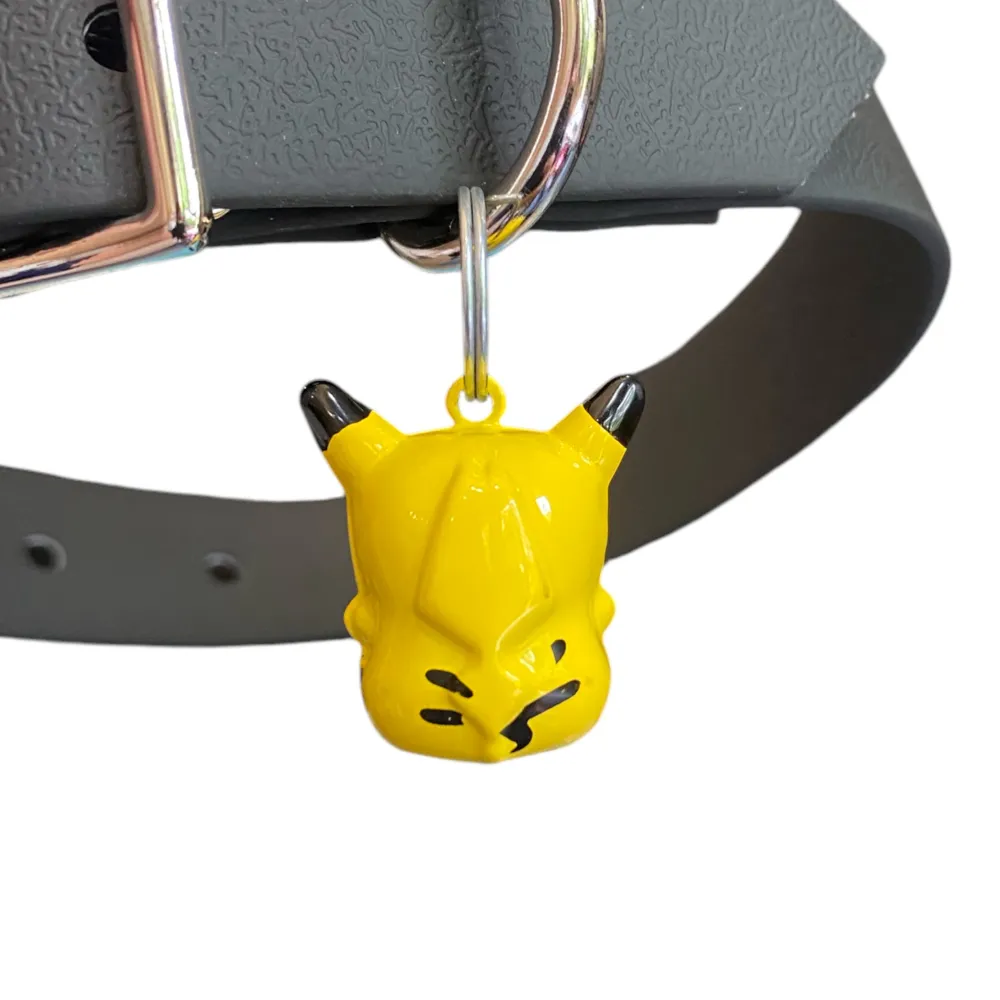 Talking Dog Club Pikachu Mouse Cartoon Collar Bell For Cats & Dogs (Yellow)
