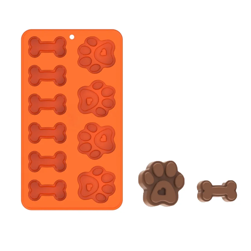 Talking Dog Club Treat Silicon Mould for Dogs (Orange)