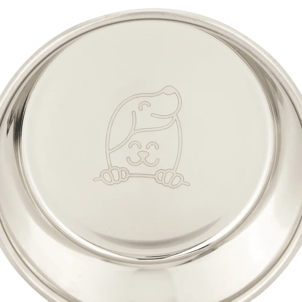 The Happy Lots Heavy Dish NutriBowl for Dogs and Cats (Yellow)