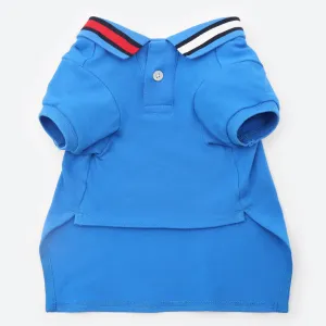 Tommy Hilfiger Flag Collar and Cluff Polo Tshirt for Dogs (Shocking Blue)