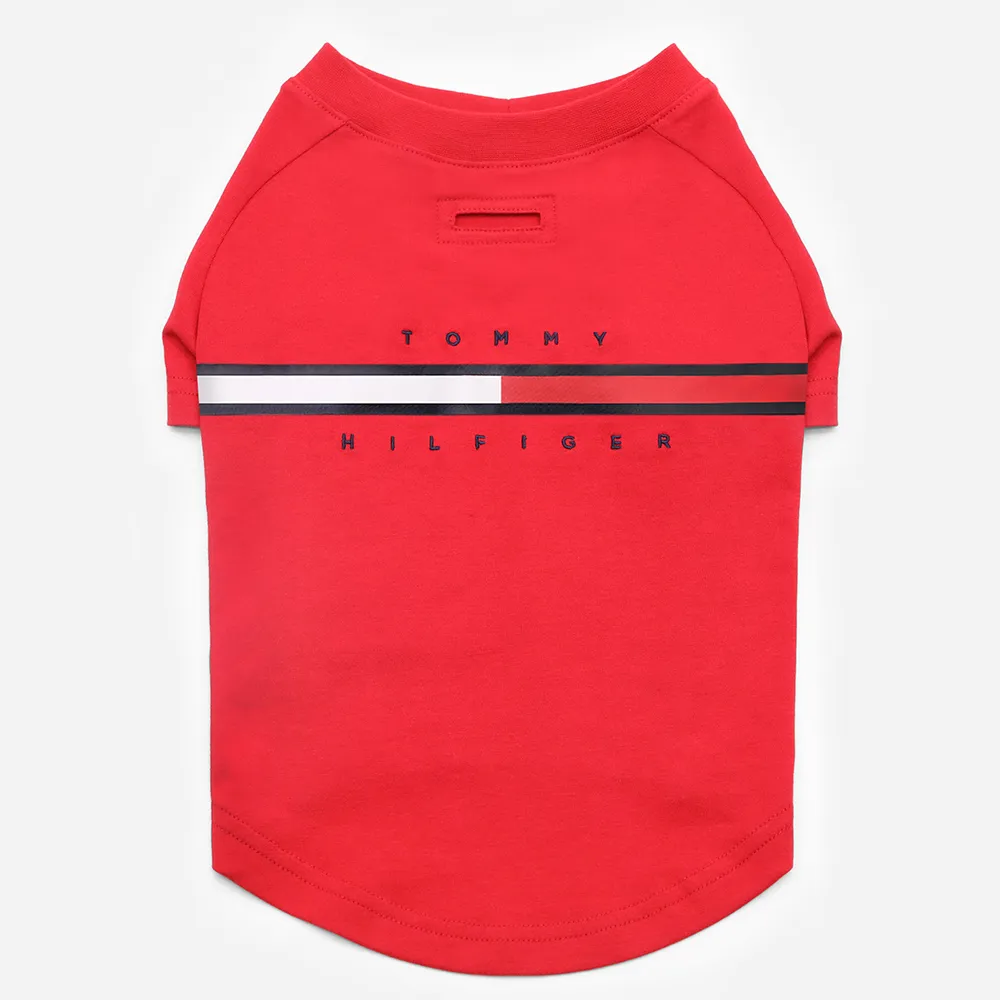 Tommy Hilfiger Heritage Tino Tshirt for Dogs (Primary Red)