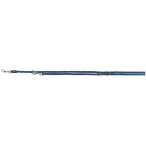 Trixie Cavo Adjustable Leash for Dogs (Indigo/Royal Blue)