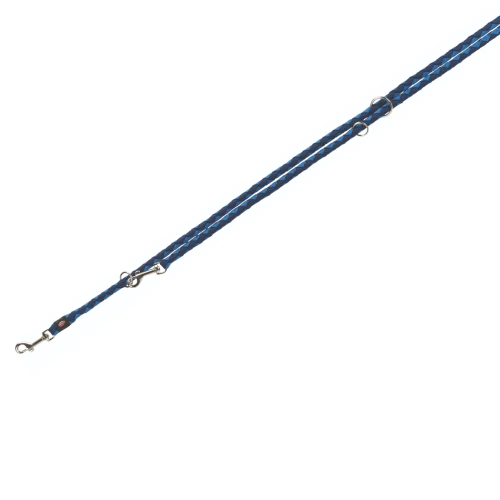Trixie Cavo Adjustable Leash for Dogs (Indigo/Royal Blue)