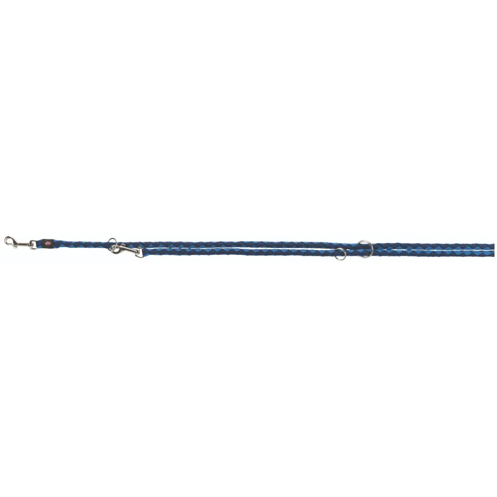 Trixie Cavo Adjustable Leash for Dogs (Indigo/Royal Blue)