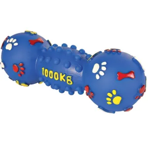 Trixie Dumbbell Shaped Vinyl Toy for Dogs (Blue)