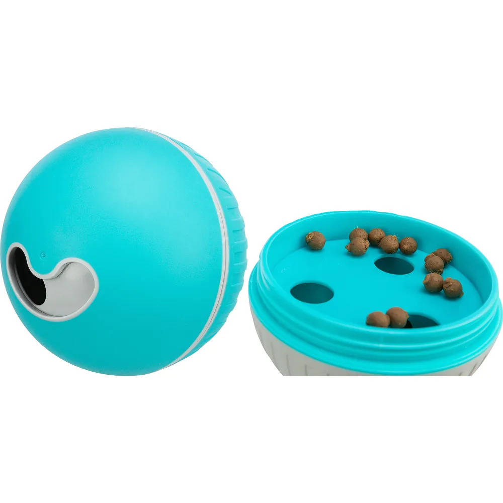 Trixie Plastic Snack Ball Treat Dispenser Toy for Dogs (Blue)