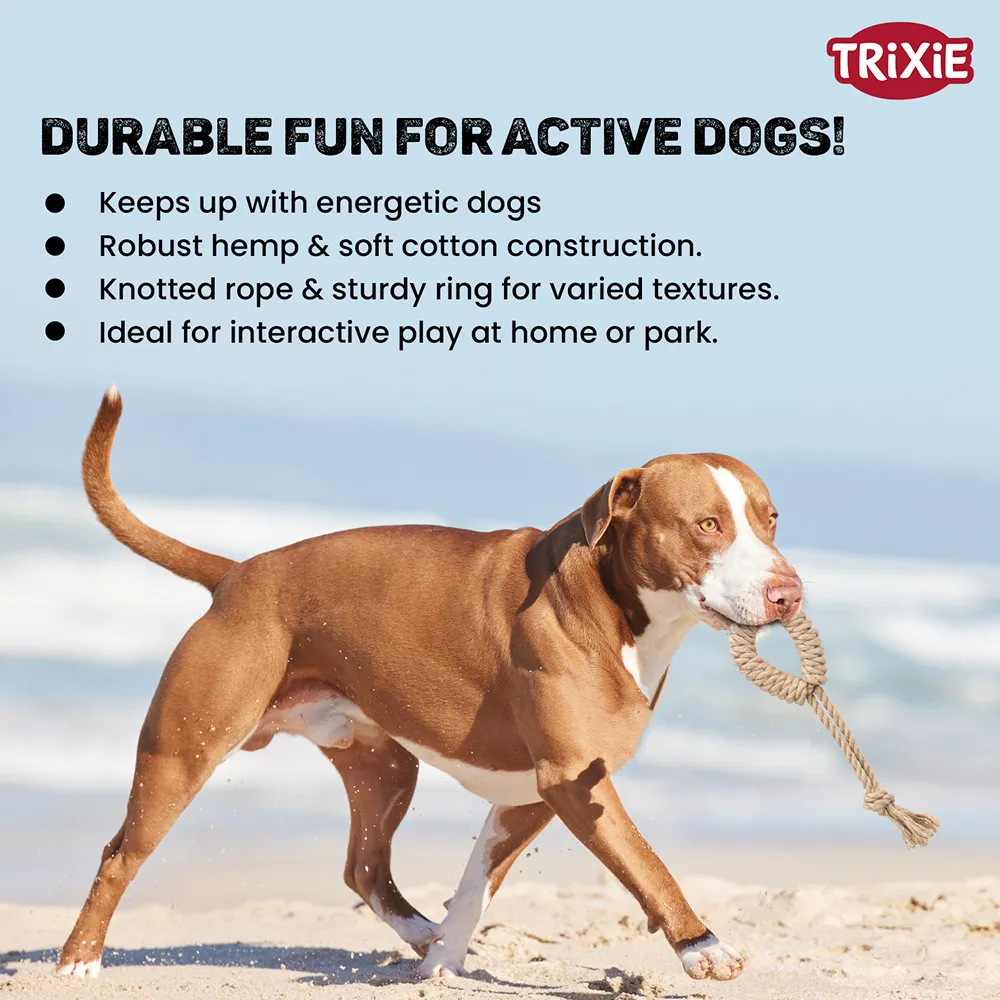 Trixie Playing Ring Rope Toy for Dogs