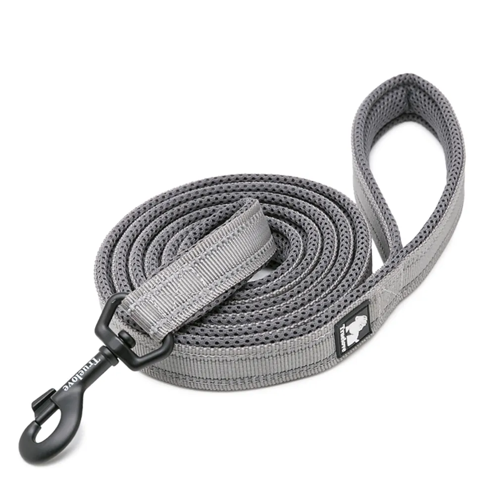 Truelove Classic Reflective Leash for Dogs (Grey)