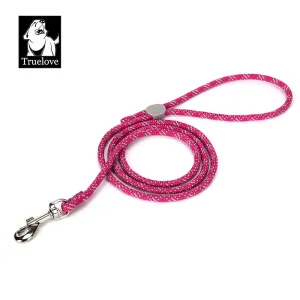 Truelove High Density Reflective Rope Webbing Leash for Dogs (Fuchsia)